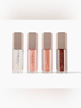 RUBY & MILLIE GLOSSY GLOW BOMB LIP GLOSS SET, 4-PACK-NEW